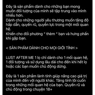 DẦU BODY L.U.S.T 40ML