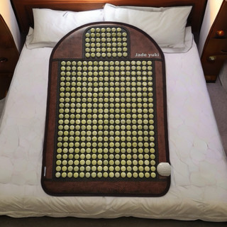 Thảm nhiệt đá ngọc bích hàn quốc 65x90cm, ion âm, ngủ ngon, giảm đau nhức, lưu thông máu huyết