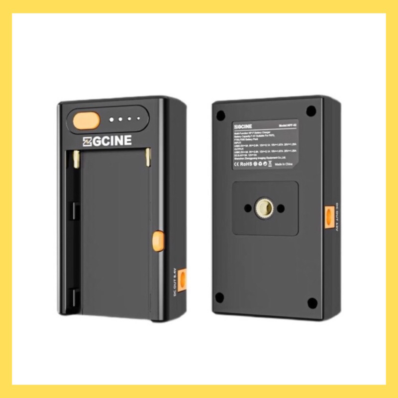 Đế pin ZGCINE NF970/ Cục sạc nhanh pin máy ảnh ZGCINE/ NP- F970/ F750/ F550