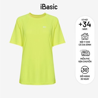 Áo thun unisex thể thao tay ngắn iBasic IBX037