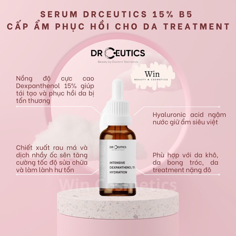 [Hàng Cty] Serum DR.Ceutics INTENSIVE DEXPANTHENOL 15% HYDRATION - Wincosmetic