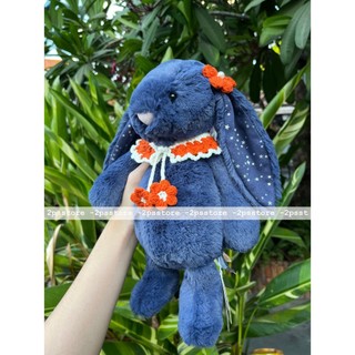 Yếm Len Handmade Thỏ Jellycat size M/L/Huge