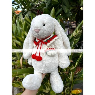 Yếm Len Handmade Thỏ Jellycat size M/L/Huge