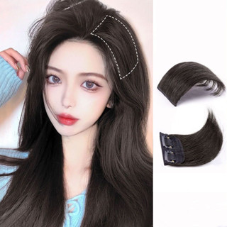 Kẹp phồng chân tóc, tóc giả kẹp phồng loại đẹp chất tóc như thật ngắn làm tôn tóc dài 10cm S07KP02