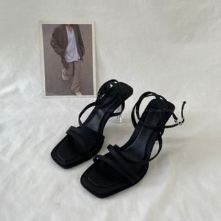 Giày Sandal đế cao trong suốt PongShoes- Full Box- Mã 1662