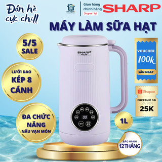 máy làm sữa hạt SHARP 1L, đa chức năng  Bảo Hành 12 Tháng