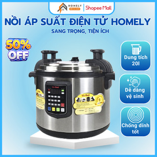 Nồi Áp Suất Điện Tử Homely KS-20L Hàng Đẹp Chính Hãng Sử Dụng Tốt Bền Chắc Chắn Dung Tích 18,20L