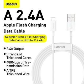 Cáp sạc USB-A to L Baseus Superior Series Fast Charging Data Cable - Hàng chính hãng