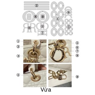 D-Joy Bộ miếng dán bảo vệ phụ kiện túi  D