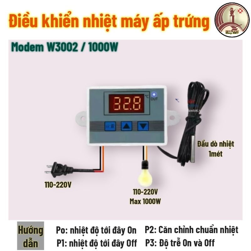 Điều khiển nhiệt độ W3002