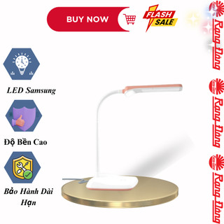 Đèn học Rạng Đông chống cận 6w dễ thương có ống đựng bút, cảm ứng 4 màu ánh sáng bảo vệ thị lực cho bé đọc sách RDRL45