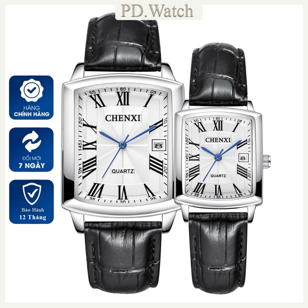 Đồng Hồ Đôi Nam Nữ ChenXi - Đồng Hồ Đeo Tay Thiết Kế Giản Dị Thời Trang Dành Cho Cặp Đôi
