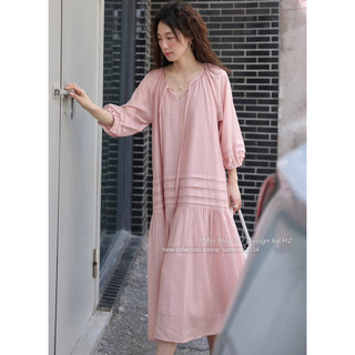 Đầm hồng bèo xếp ly tơ🫶🏻