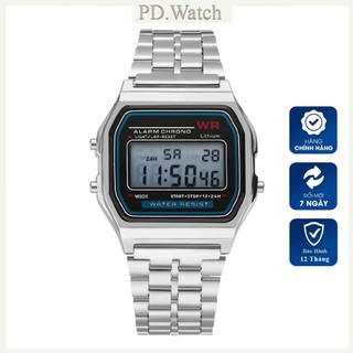  Đồng Hồ Thể Thao Nam Nữ WR Điện Tử Đồng Hồ Dây Hợp Kim Unisex Full Chức Năng F91 