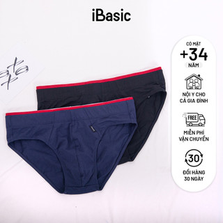 Quần lót nam phom brief lưng thun poly trơn iBasic PANM118