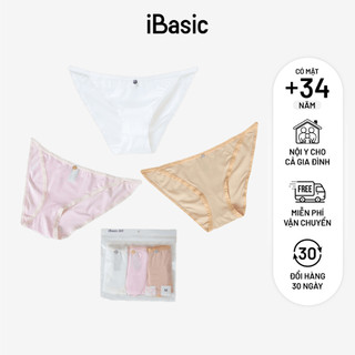Set 3 quần lót nữ cheeky thun lạnh iBasic PANW090
