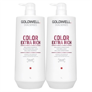 GỘI XẢ SIÊU DƯỠNG MÀU CHO TÓC NHUỘM GOLDWELL COLOR 1000ML