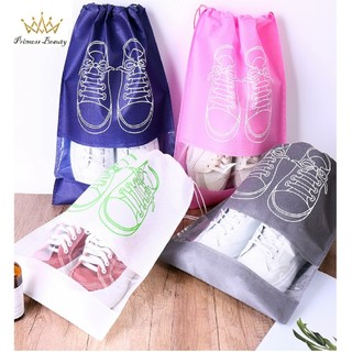 (Sỉ) Túi đựng giày dép vải dù dây rút Size Lớn chống bụi ẩm mốc, Chống Nước, bỏ vali du lịch, xếp gọn tủ đồ TDG