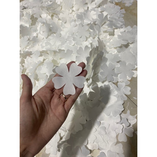 Set 50 Hoa Trái Tim Tròn Vải Phi Tapta