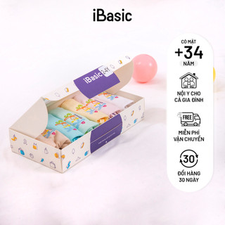 Hộp 6 quần lót bé gái boy short iBasic KG002P