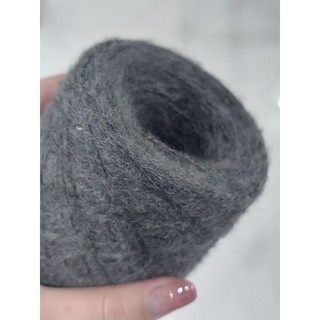 Len mohair Ý 200gr màu xám lông chuột, mền mịn, không dặm ngứa, dòng len mùa thu đông