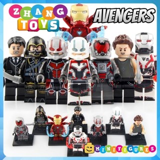 Đồ chơi Xếp hình Iron Man Ant Man Clint Barton War Machine Ronin Happy Hogan Minifigures Xinh X0265