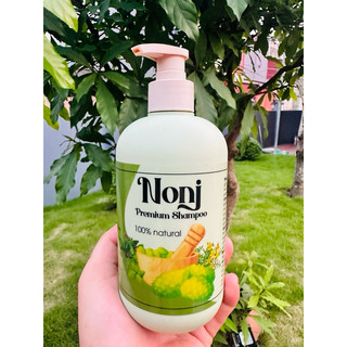 Dầu Gội Cao Cấp Noni Premium Shampoo 500ml 100% từ thiên giúp sạch gàu, nấm da đầu, giảm rụng tóc