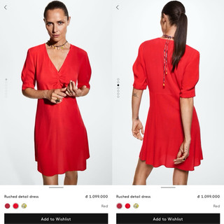 Đầm hoa Mango Auth giá sale