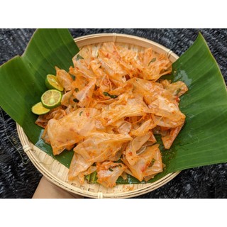 Bánh tráng phơi sương hành phi bơ me