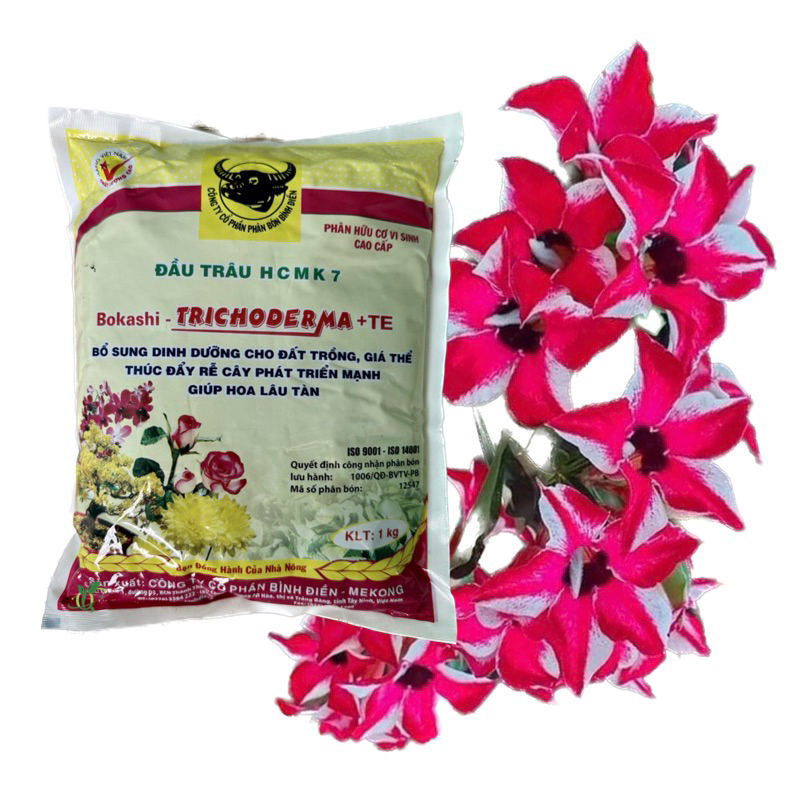 Phân Hữu Cơ Vi Sinh Trichoderma Bokashi Đầu Trâu,Gói 1kg