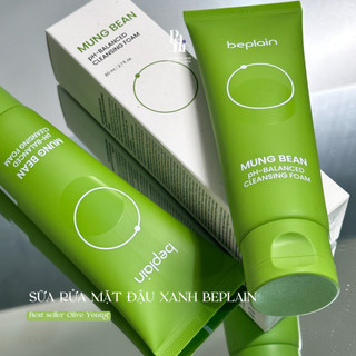 Sữa rửa mặt đậu xanh Beplain Mung Bean PH-Balanced Cleansing Foam
