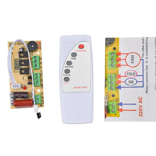 Combo 10 Bộ Mạch quạt LC01 cho quạt điều hòa ,Quạt phun sương, hơi nước, quạt dân dụng,đèn,điều khiển từ xa 220v/300w
