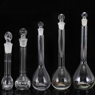 Bình định mức thủy tinh 5ml - 10ml - 25ml - 50ml -100ml