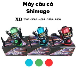 Máy câu cá có cước sẵn xd shimago ,máy câu lure cao cấp 2000,3000,4000,5000,6000