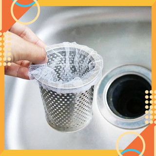 GÓI 100 TÚI LƯỚI LỌC RÁC BỒN RỬA BÁT