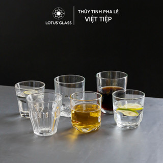[LẺ] Cốc thủy tinh Việt Tiệp uống nước, trà đá, cà phê, whisky - Ly thủy tinh dày dặn đa năng nhiều kiểu dáng mẫu mã
