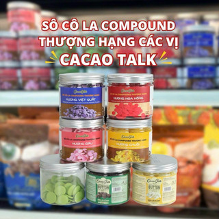 Socola compound hạt nút Cacao Talk 100g (Tách từ túi 1kg)