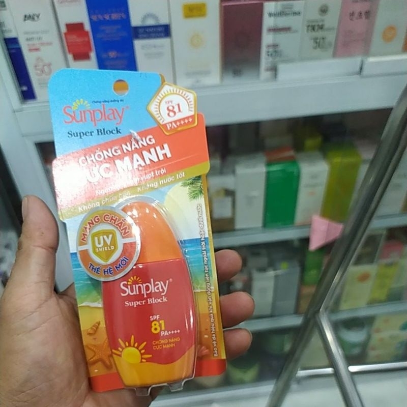 Sữa chống nắng Sunplay cực mạnh Sunplay Super Block SPF 81, PA++++ 30g