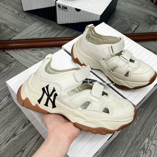 Sandal mlb big ball chunky, sandal mlb ny đế nâu, sandal mlb la hàng cao cấp, dép sandal mlb la cao cấp la