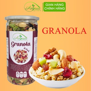 Granola siêu hạt ăn kiêng ngũ cốc giảm cân dinh dưỡng eat clean không đường thêm hạt Macca. Nông sản Annut