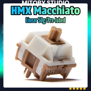 HMX Macchiato linear switch Công Tắc Bàn Phím Cơ Machiato Mitoby Studio Pre-lube switch