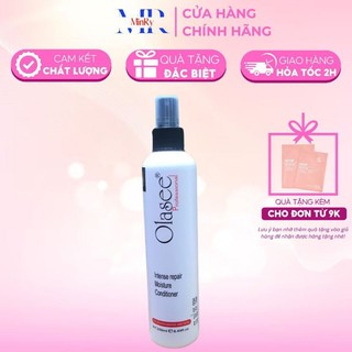 Nước Xịt Dưỡng Tóc Olasee Intense Repair Moisture Conditioner 250ml, giúp tái tạo và phục hồi tóc khô, hư tổn