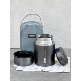 Bình ủ cháo Kaiyo dung tích 750ml-1000ml-500ml Nhật Bản sx tại TQ có tặng kèm túi giữ nhiệt đựng sản phẩm