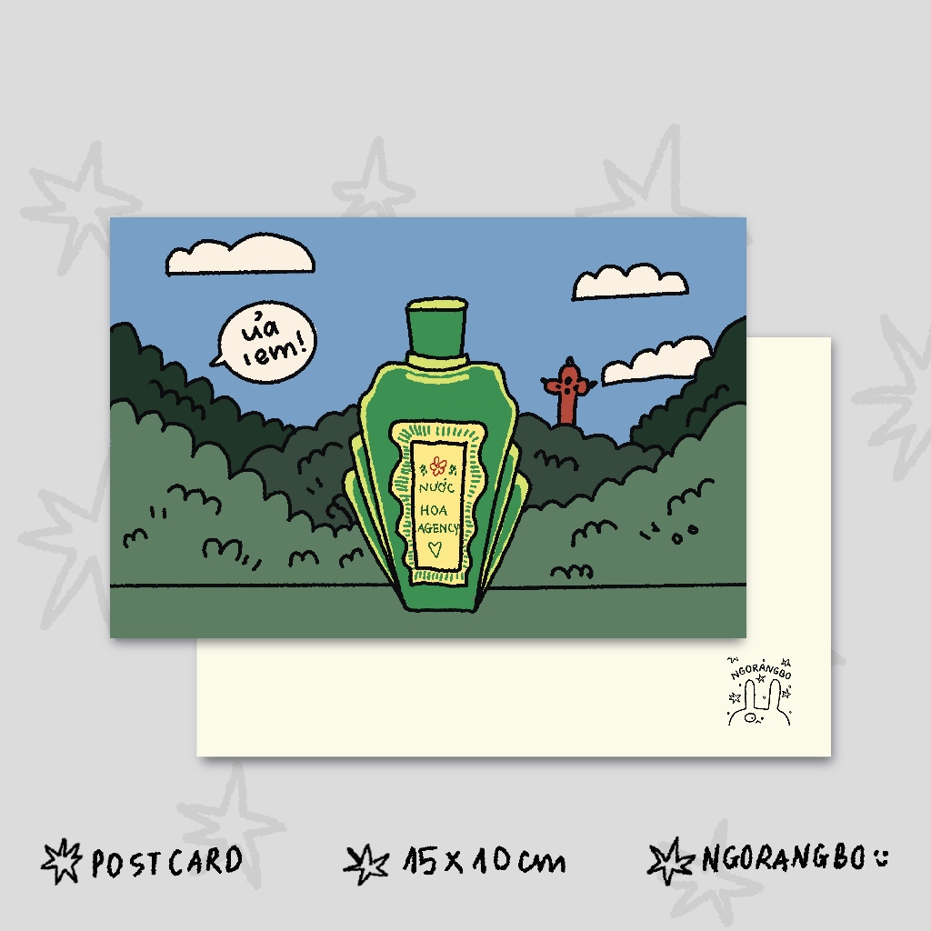 M85 - Thiệp lời nhắn, Postcard vô tri - Ngorangbo.artwork