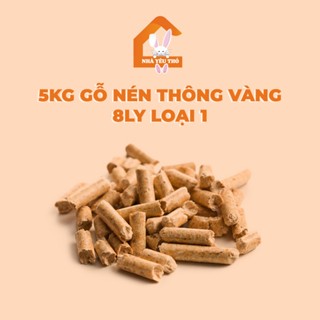 5kg gỗ nén vàng 8ly lót chuồng loại 1