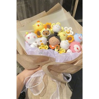 hoa đất sét 1 bé, chỉ thú không gói màu sắc đáng yêu