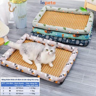 Đệm cho mèo ổ nệm cho thú cưng hình chữ nhật Lapeta