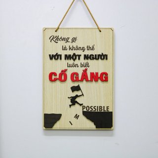 BẢNG GỖ KHẨU HIỆU TRANG TRÍ VĂN PHÒNG, NHÀ CỬA Siêu dễ thương