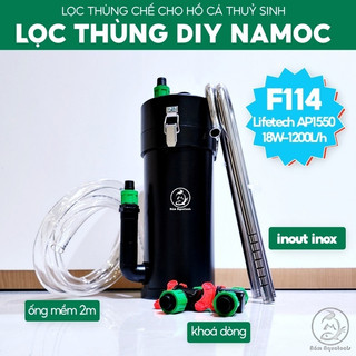 Lọc DIY NAMOC Fi114 [18W~1200L/H] - Full Phụ Kiện ☘ Lọc Thùng Chế Cho Bể Cá Thuỷ Sinh