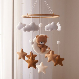 Đồ Chơi Treo Nôi, Cũi Sắc Màu Kích Thích Thị Giác Cho Bé (chưa bao gồm thanh J và hộp nhạc)